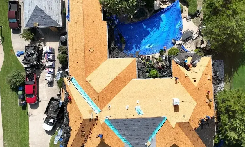 Professional Roof Repair being performed in Fort Myers Beach